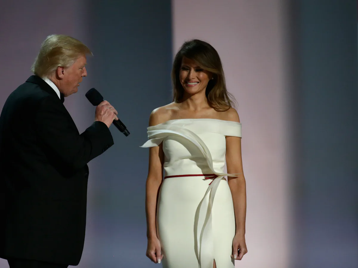 Melania Trump Co-Designs Her Own Inaugural Gown Melania Trump Co-Designs Her Own Inaugural Gown