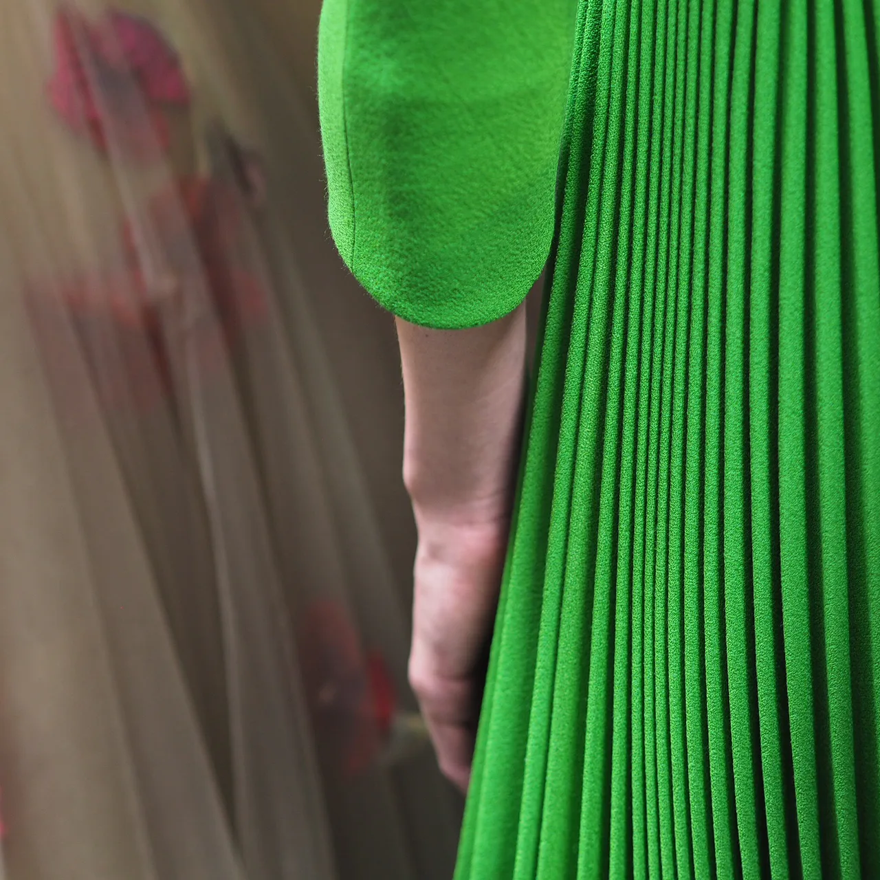 slim fit dress slacks Extraordinary 1970s Christian Dior by Marc Bohan Gold Metallic Green S –  Shrimpton Couture