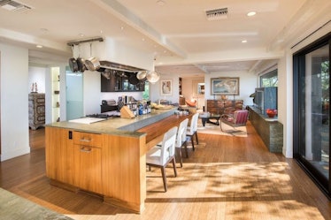 Kitchen in Jane Fonda’s Beverly Hills mansion