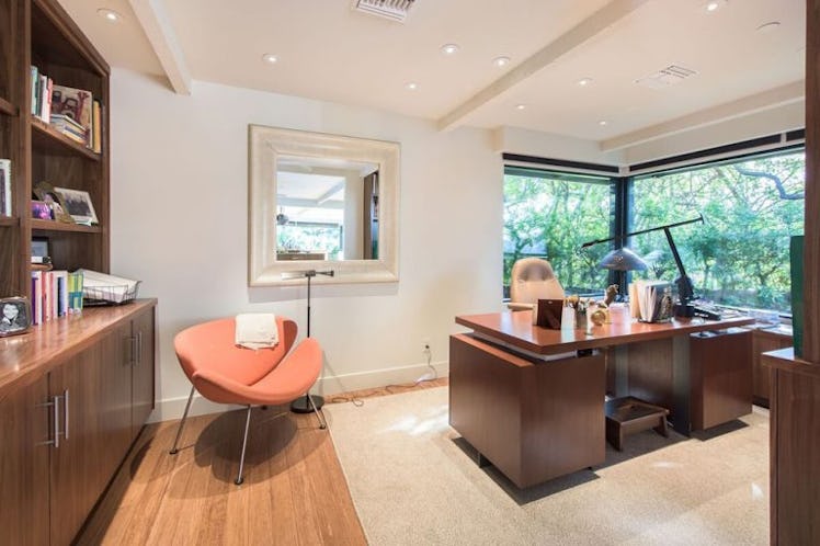 Office room in Jane Fonda’s Beverly Hills mansion