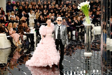 Cara Delevingne Stuns As Karl Lagerfeld's Leading Lady In Chanel Couture