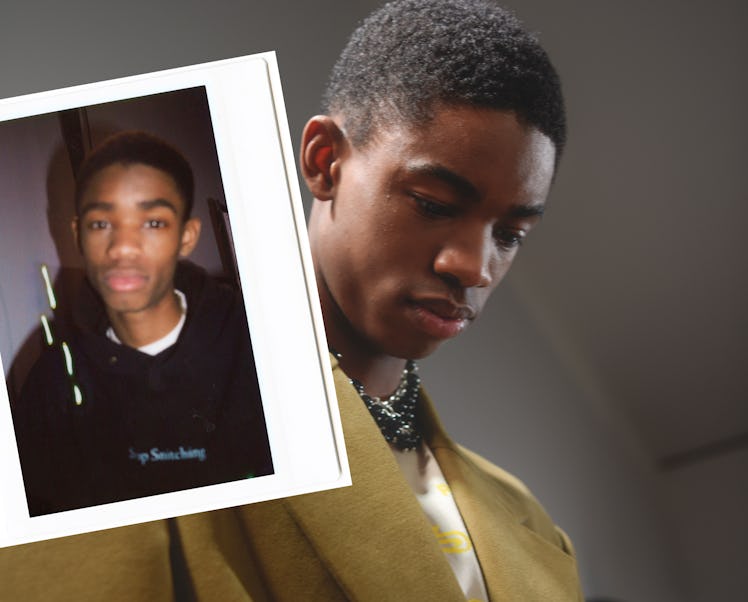 Collage of Montell Martin and his photo