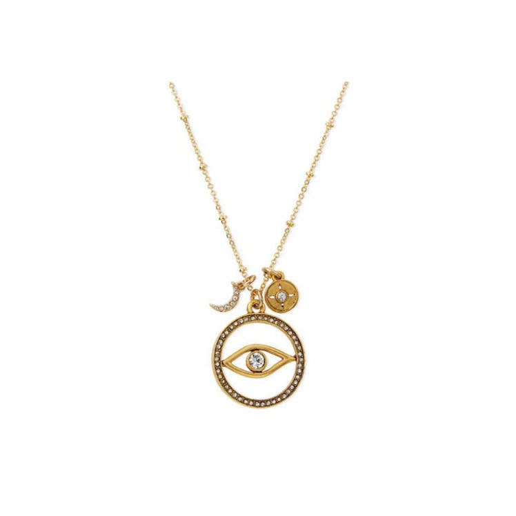 Sequin, Evil Eye Talisman Pendant Necklace