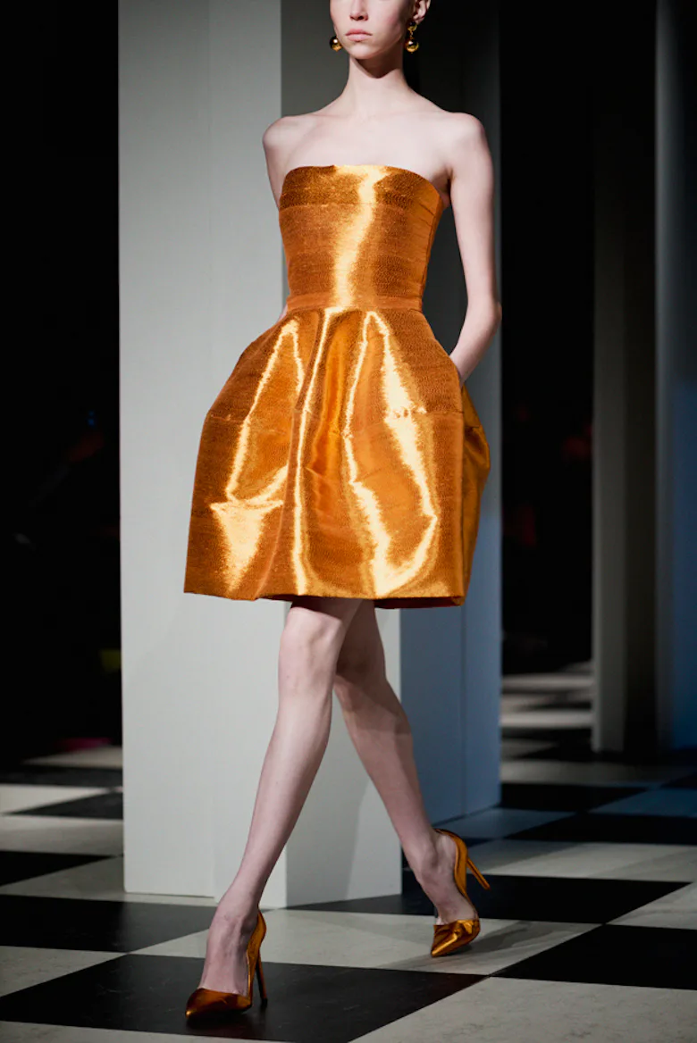 At Oscar de La Renta and Monse, Shades of Nouvelle Society At Oscar de La Renta and Monse, Shades of Nouvelle Society