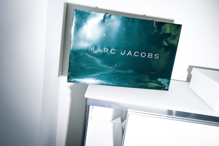 A Marc Jacobs shopping bag