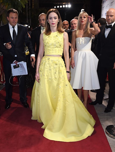 Emily Blunt in yellow