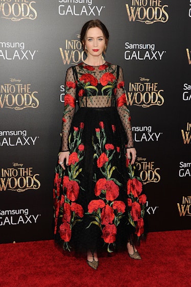 Emily Blunt at the at the 2014 premiere of 'Into The Woods.'