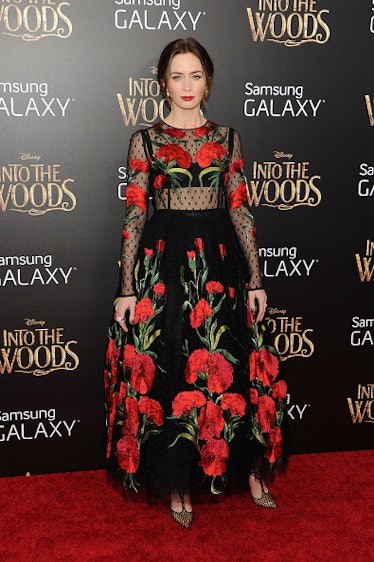 Emily Blunt at the at the 2014 premiere of 'Into The Woods.'