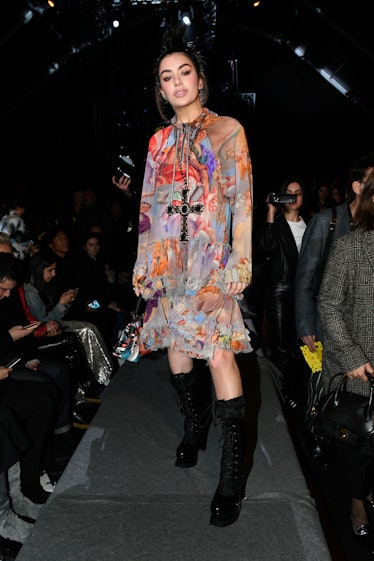 Actress Lea Seydoux attends the Miu Miu Ready To Wear Fall Winter