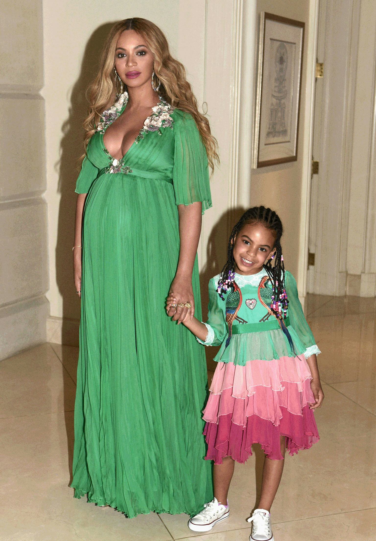 Beyonce Green Dress