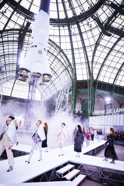 Chanel Launches a Life-size Rocket at its Space-themed Fall 2017