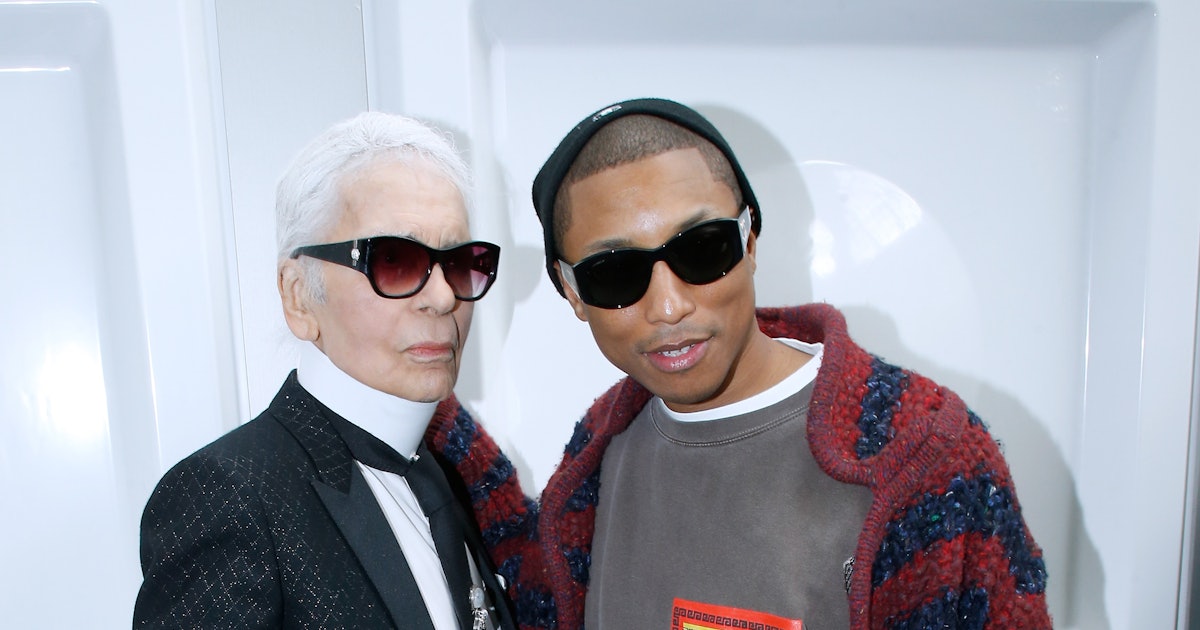 Pharrell Williams Loves Chanel Necklaces and Handbags