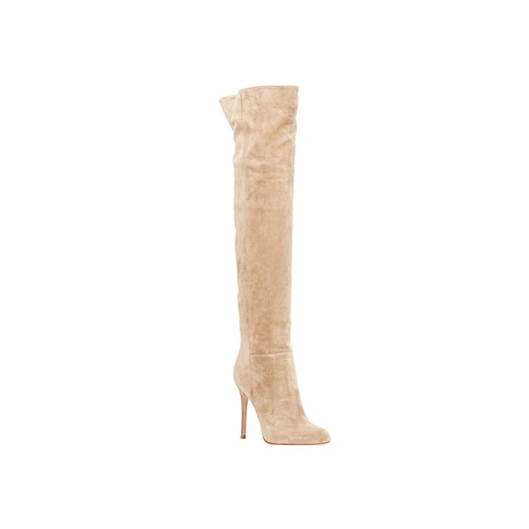 Gianvito Rossi, Suede Over-The-Knee Boot