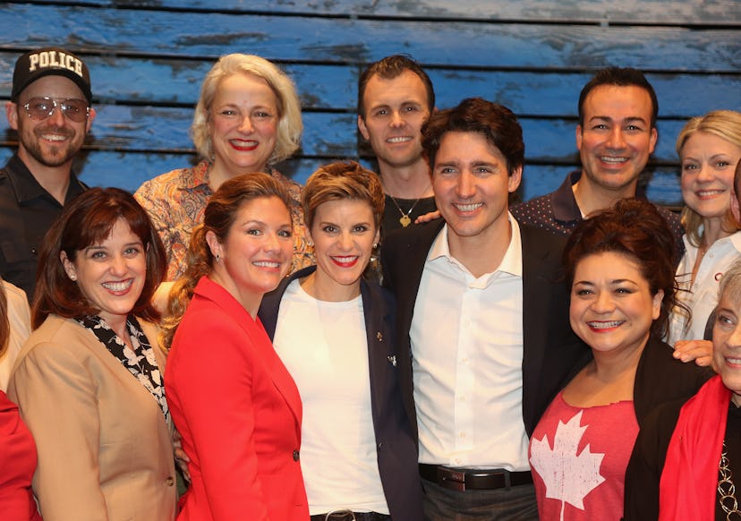 trudeau thumb