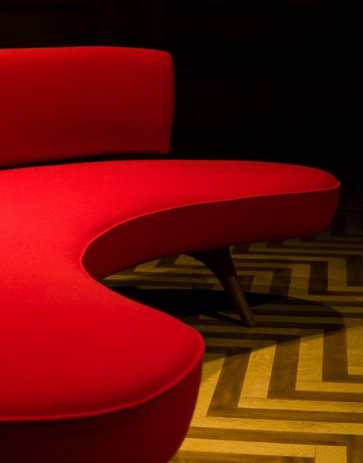 Raf Simons x Kvadrat red sofa
