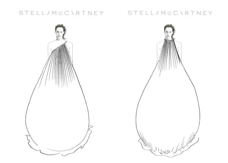 Stella McCartney sketches for Blanca Li