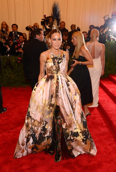 Sarah Jessica Parker attends the Costume Institute Gala for the "PUNK: Chaos to Couture" exhibition 