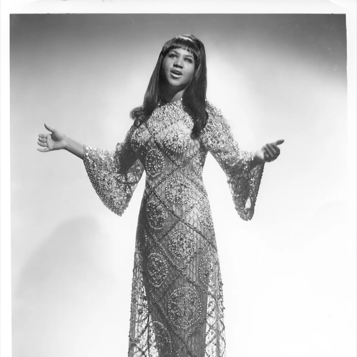 aretha franklin blue dress Aretha Franklin (1980)