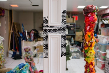 A material storage in Raúl de Nieves’ Brooklyn Studio