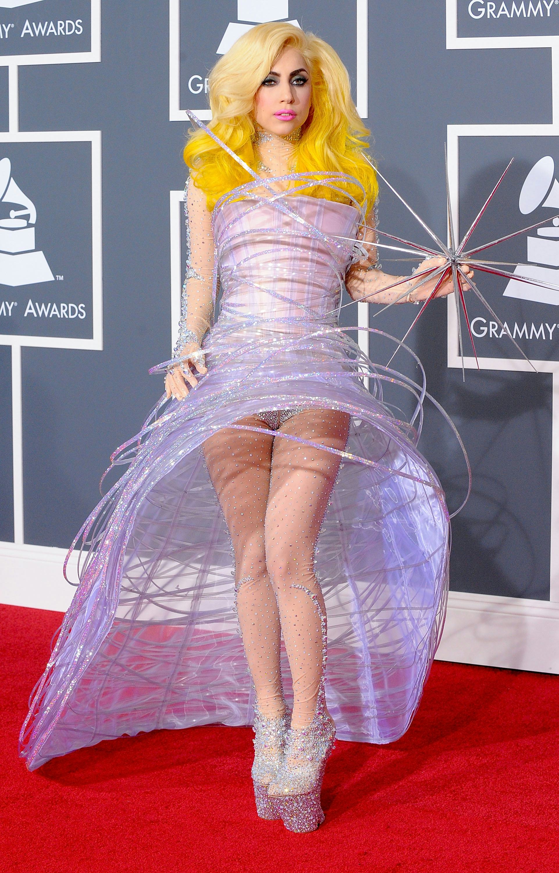 lady gaga versace dress