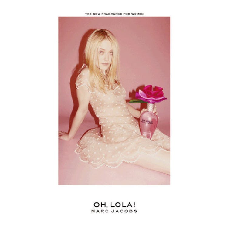 Dakota Fanning starring in the 2011 campaign for Marc Jacobs’ Lola campaign
