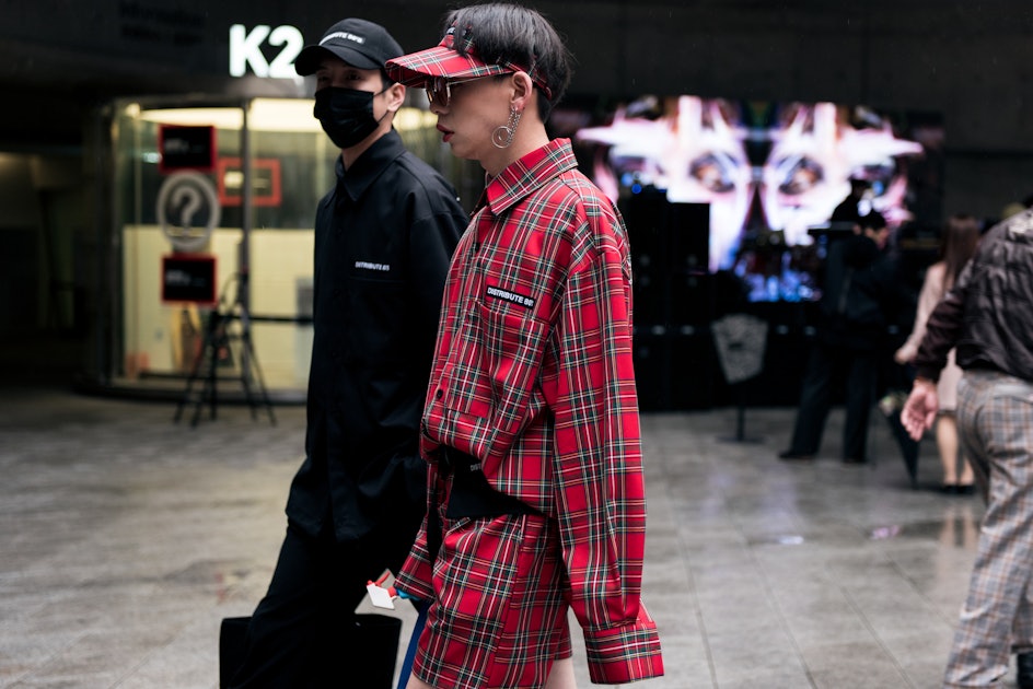 Mad for Plaid: Seoul Street Style Goes Grunge