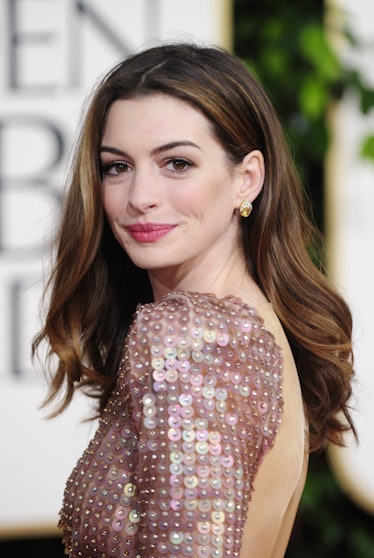 Actress Anne Hathaway arrives for the 68