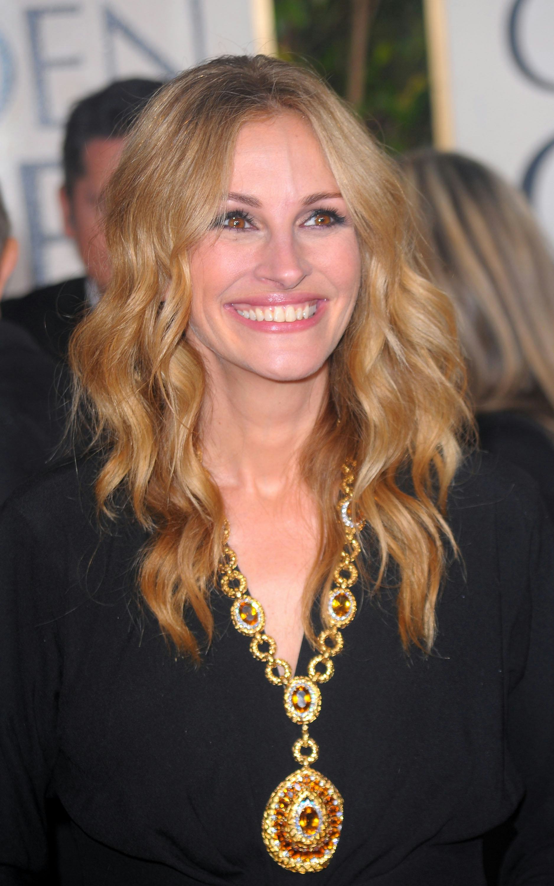 Julia Roberts at the 2010 Golden Globe Awards.