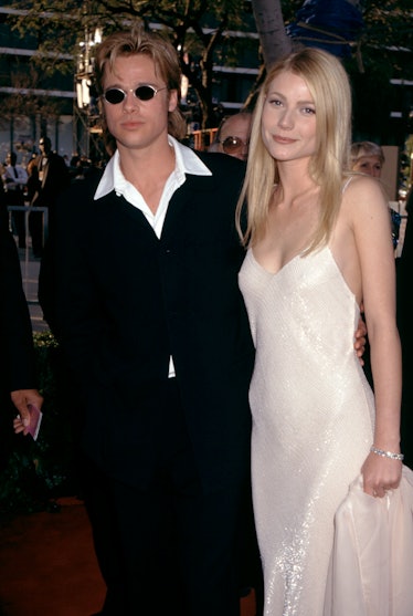 Brad Pitt and Gwyneth Paltrow dressed up at the 68th Annual Academy Awards
