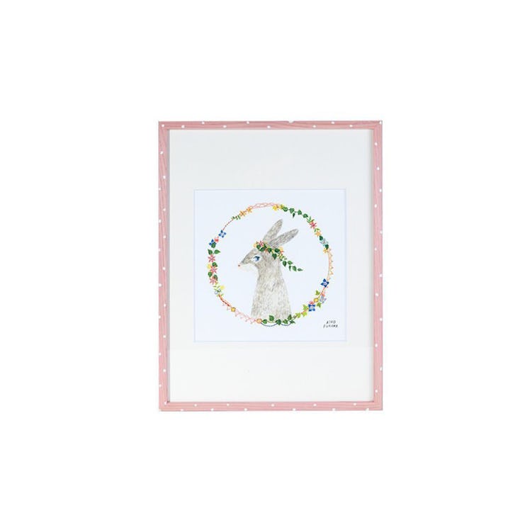 Aiko Fukawa framed rabbit print