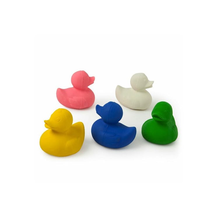 Oil and Carol natural rubber ducks