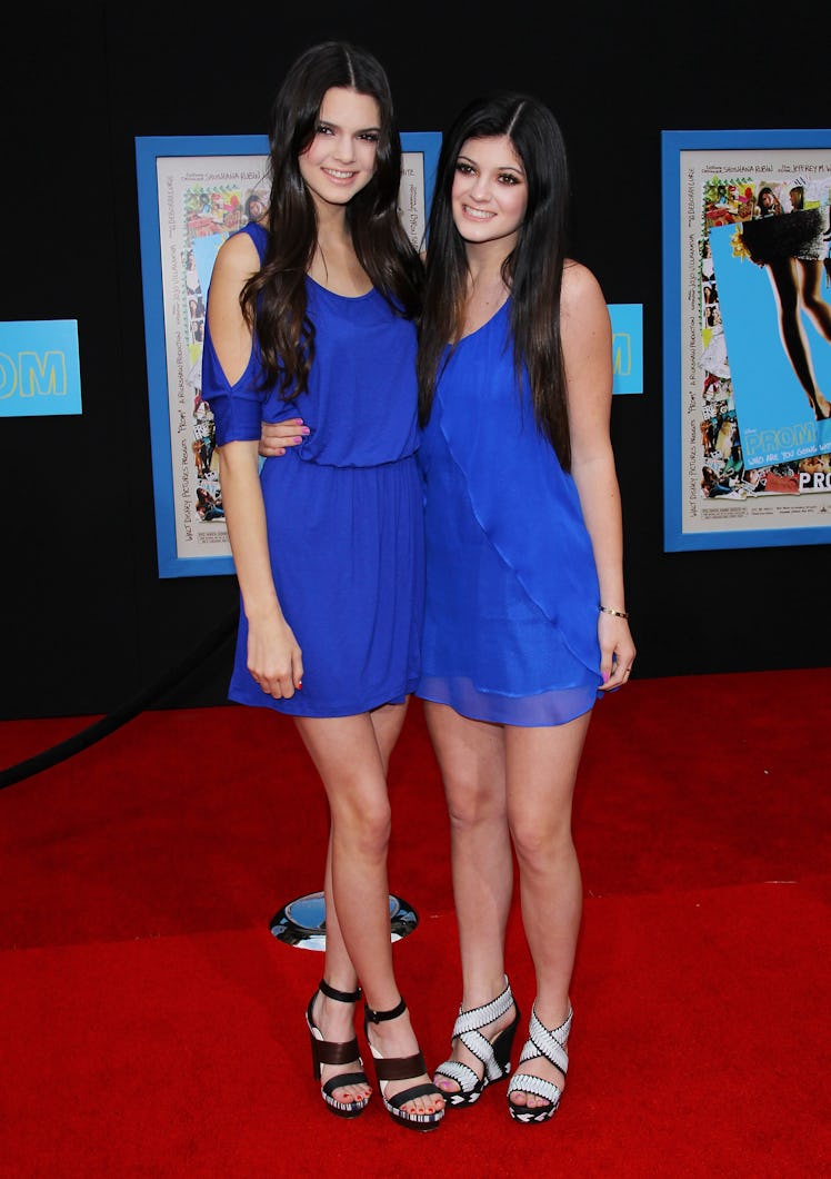 Kendall and Kylie prove their twinning days aren’t behind them at the premiere of Prom in Hollywood,...