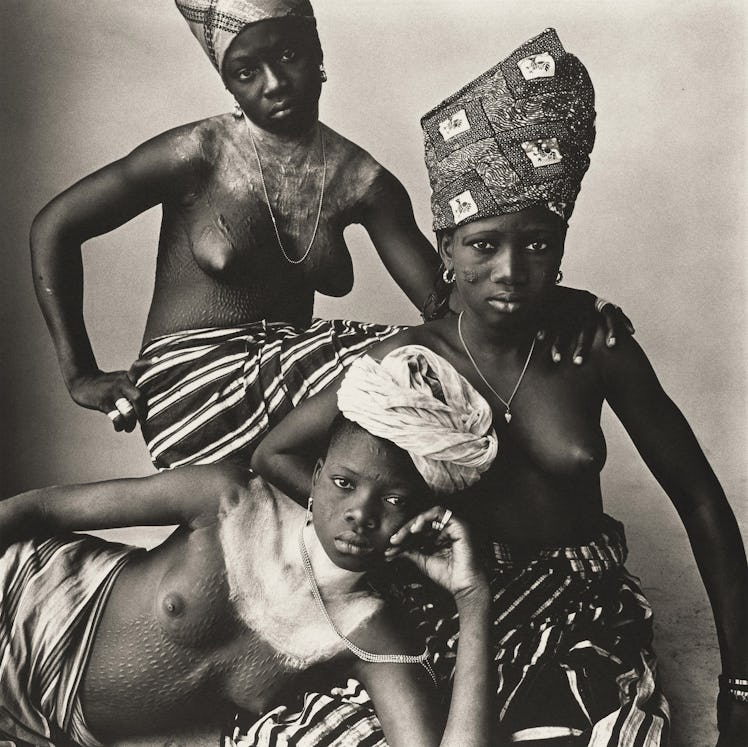 Three Dahomey Girls, One Reclining, 1967