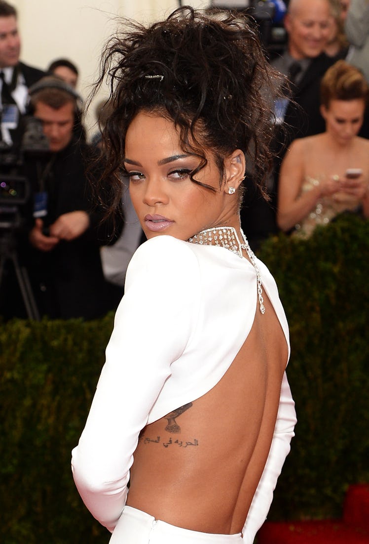 Rihanna at the 2014 Met Gala “Charles James: Beyond Fashion”