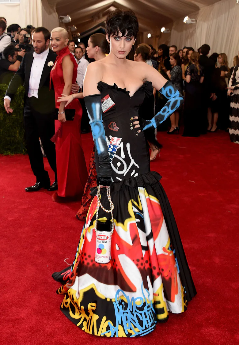 katy perry dress red carpet Katy Perry's 2017 Met Gala Red Carpet Dress by Margiela