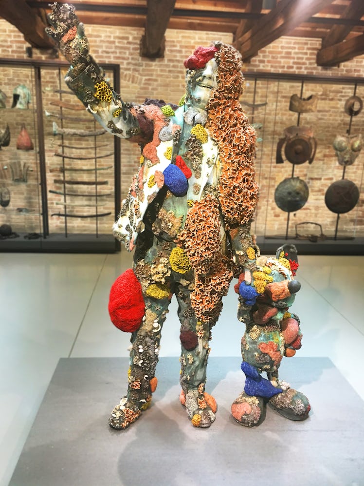 Damien Hirst's sculpture depicting Walt Disney and Mickey Mouse