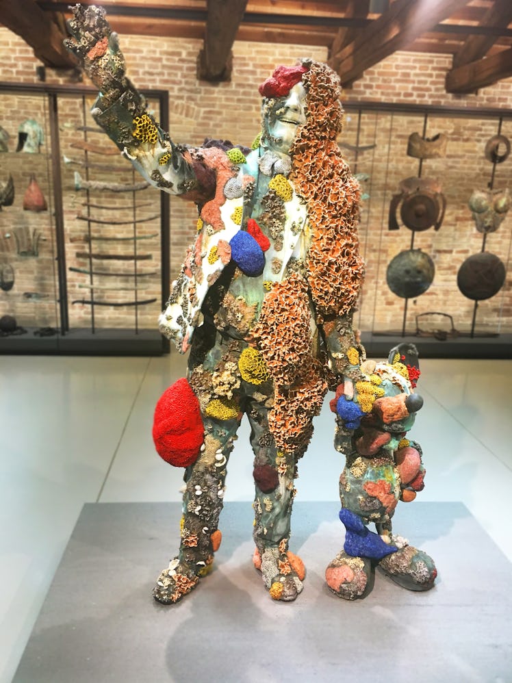 Damien Hirst's sculpture depicting Walt Disney and Mickey Mouse