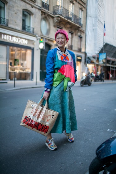 Comme des Garçons in the street style