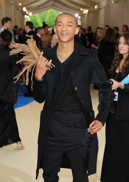 Jaden Smith, in Louis Vuitton, Willow Smith, in Chanel at arrivals