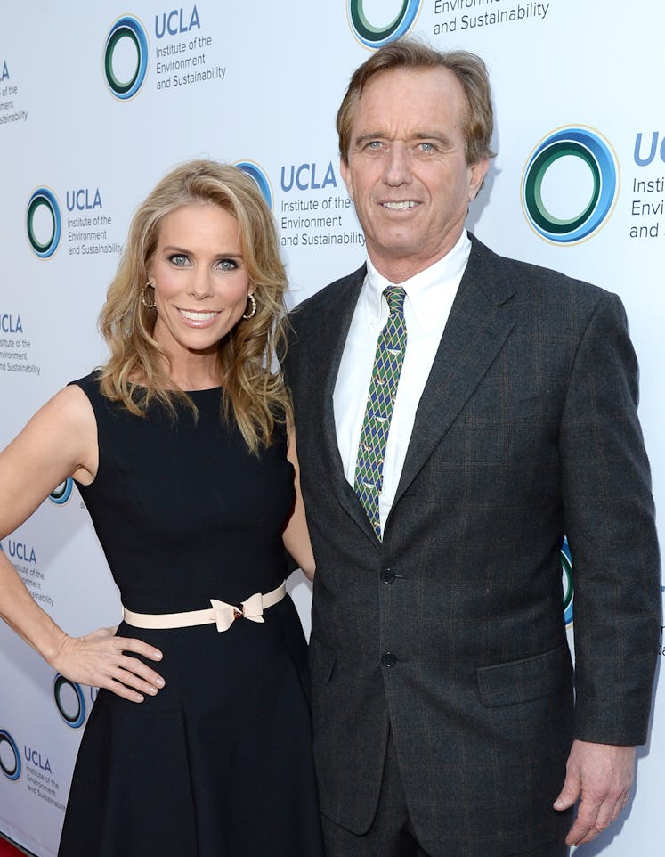  Robert Kennedy Jr. and Cheryl Hines at a UCLA event