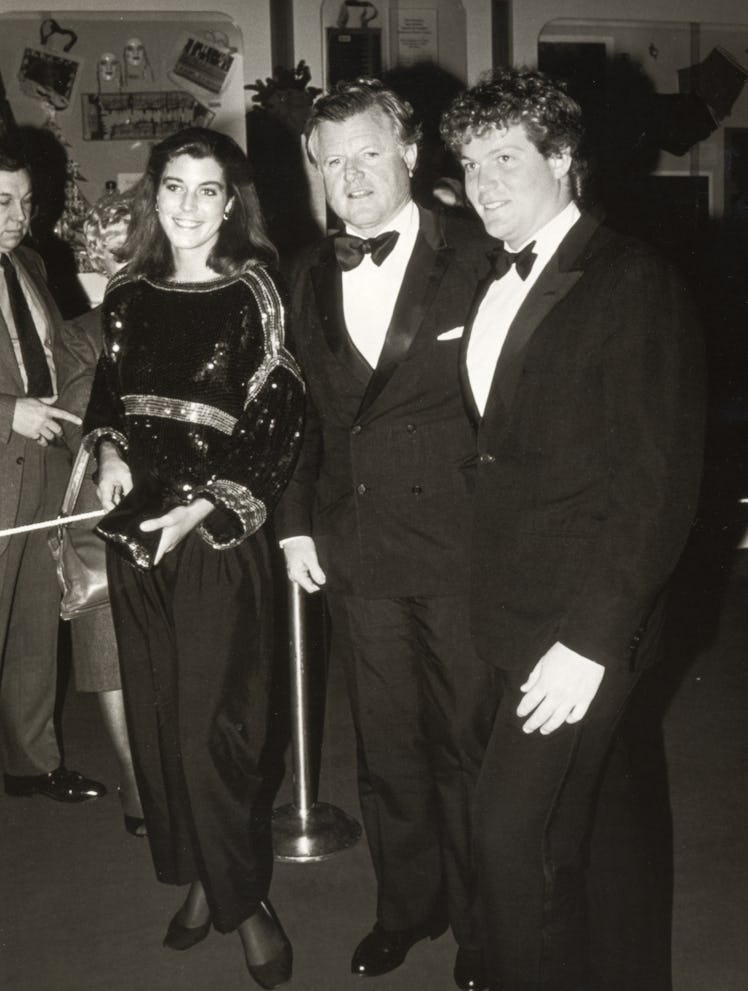  Edward “Ted” Kennedy, Ted Kennedy, Jr., and Kara Kennedy posing for a picture at an event