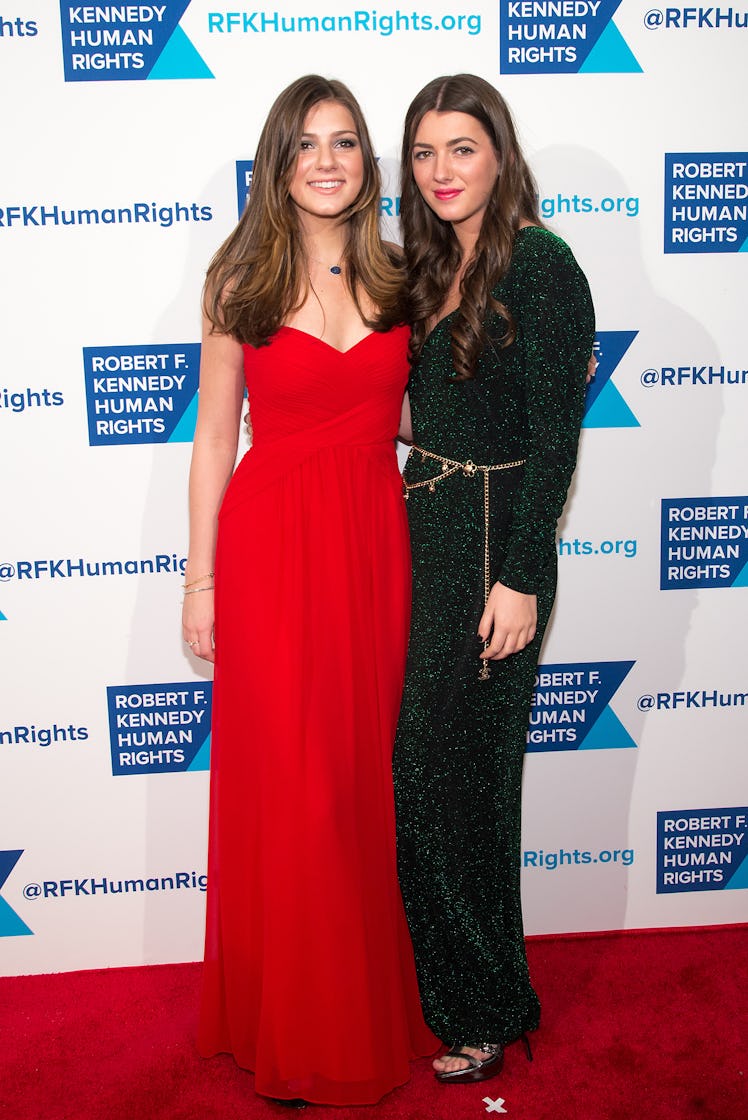  Michaela Kennedy Cuomo and Mariah Kennedy Cuomo at the red carpet 