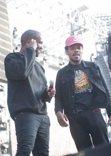 Kanye West and Chance the Rapper