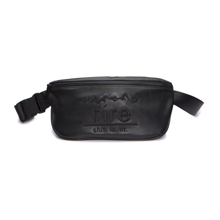 Fire Fanny Pack in black by Kendall and Kylie