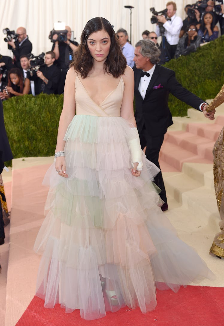 Lorde at the 2016 Met Gala.