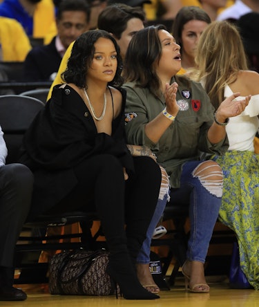 Travis Scott & Kylie Jenner Spotted Courtside At Houston Rockets Game