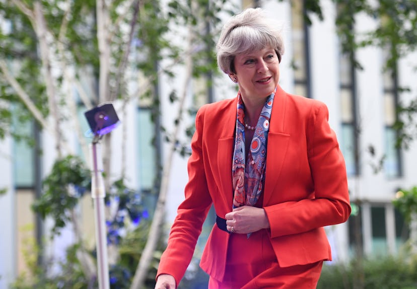 Party Leaders Appear On Live Televised Show 'May v Corbyn Live: The Battle for Number 10'