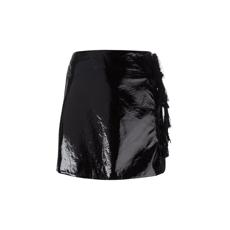 Kenzo, Faux Patent Leather MiniSKirt for the perfect summer outfit