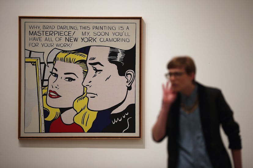 Press Preview For The Tate Modern's Lichtenstein: A Retrospective Exhibition