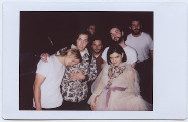 A group photo of Soko and the band Whitney.